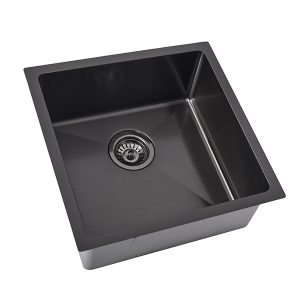 NANO BLK S/S SQUARE SINK