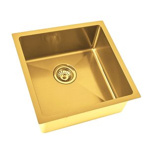 NANO GOLD S/S SQUARE SINK